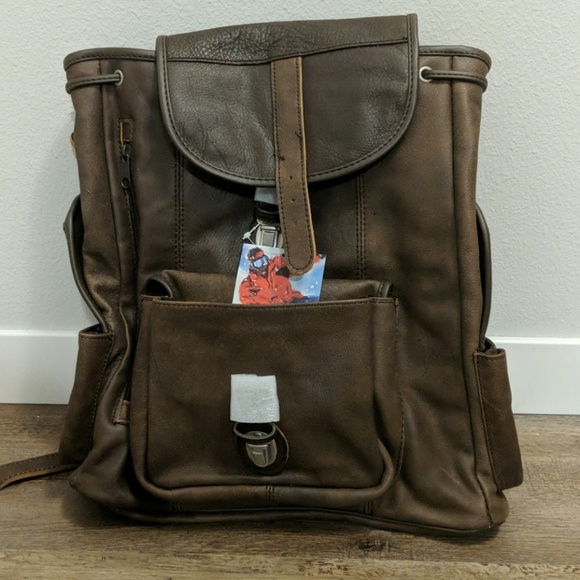 Nwt Marlboro Leather Backpack 